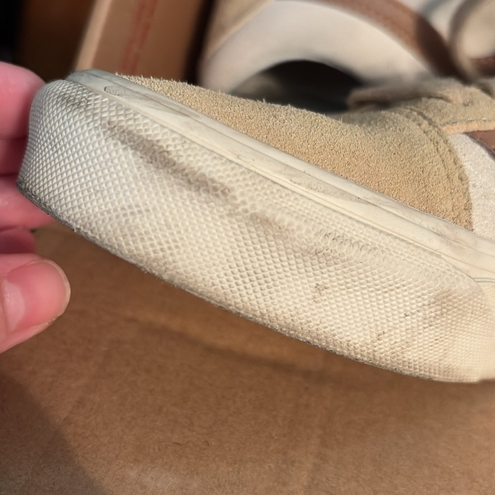 Vans X Madewell Lace Up Camel Sneakers - Picture 8 of 11
